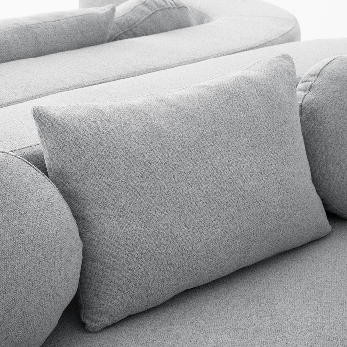 Boneless - Couch Modular Sectional Sofa With Deep Seating And Curved Design