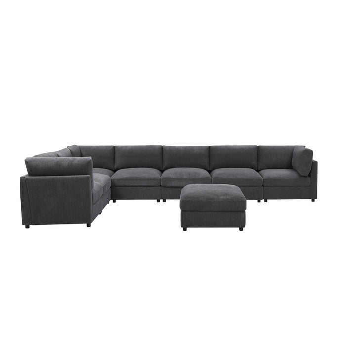 Modern Reversible Modular Sectional