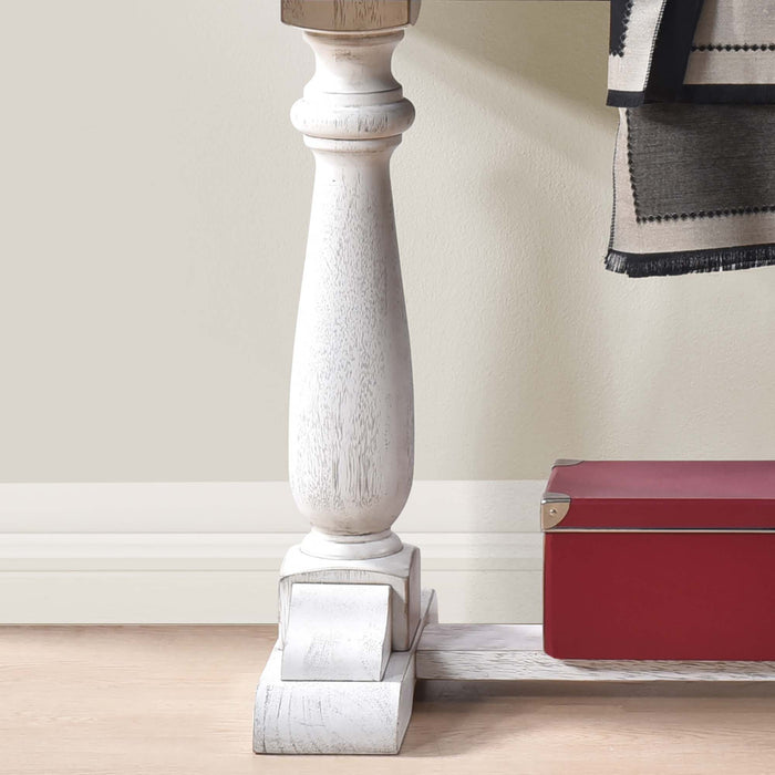 Farmhouse Retro Design Pedestal Sofa Tabe