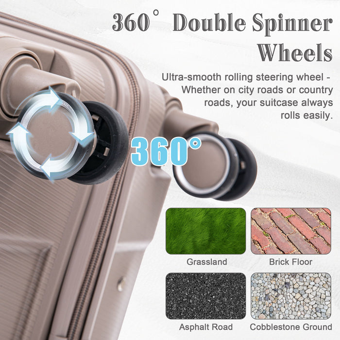 4 Piece Luggage Set, Combination Lock