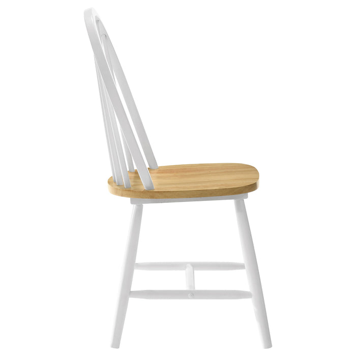 Spindle - Back Side Chairs (Set of 4) - Natural