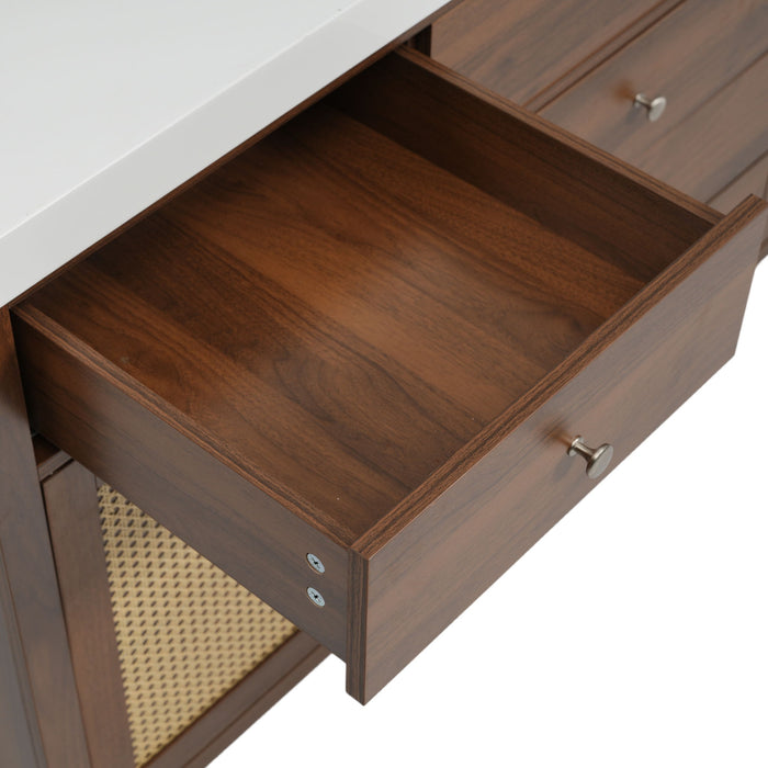 Bathroom Vanity With Sink, 5 Legs, Soft Close Drawers