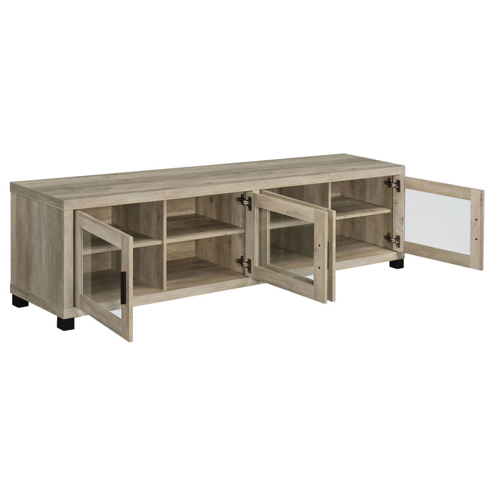 Heron - 4 Door TV Stand With Adjustable Shelving