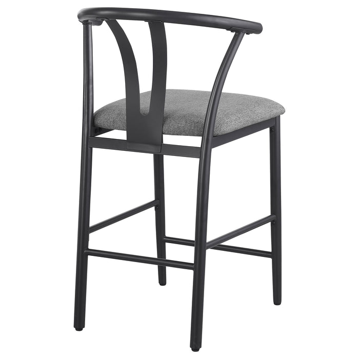 Tazman - Counter Height Dining Side Chair (Set of 2) - Gray