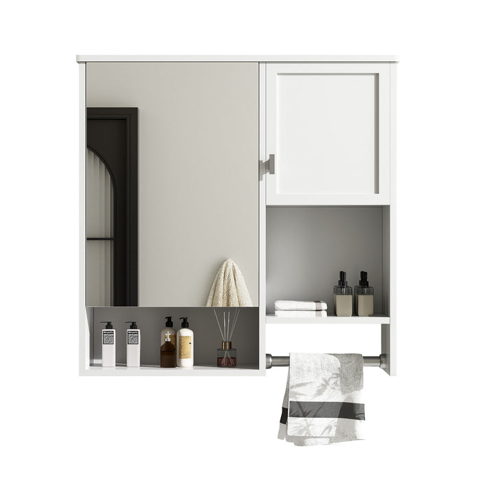Modern Wall Mounted Bathroom Medicine Cabinet, Bathroom Wall Storage Cabinet With Mirror