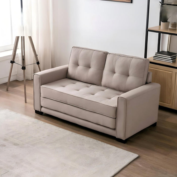 Upholstered Pull Out Sleeper Loveseat