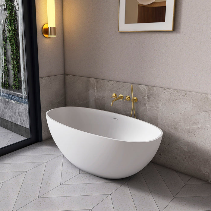 Freestanding Bathroom Bathtub With Ergonomic Design