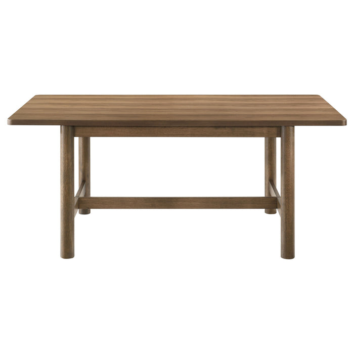 Graham - 7 Piece Rectangular Dining Table Set - Walnut