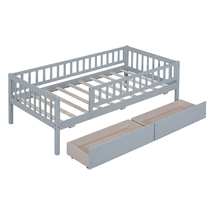 Multifunctional Wooden Daybed Bed