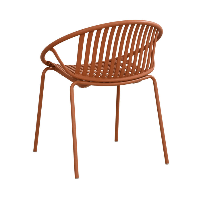 Modern Outdoor 7 Piece Expandable Dining Set With Stackable Chairs