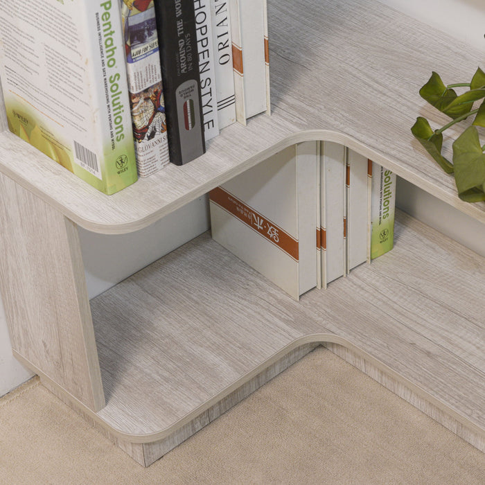 L-Shaped Corner Bookshelf