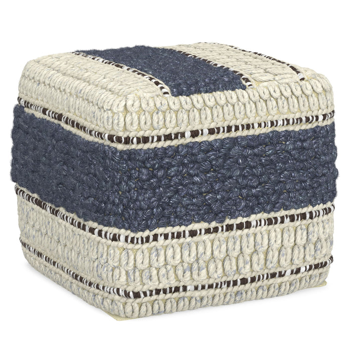 Grady - Handcrafted Square Pouf