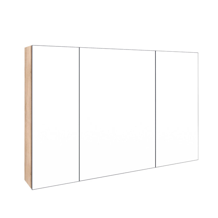 Wall Mounted Bathroom Cabinet With Adjustable Shelves Storage Cabinet - Imitative Oak