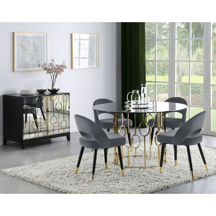 Arched Back Dining Chairs (Set of 2)