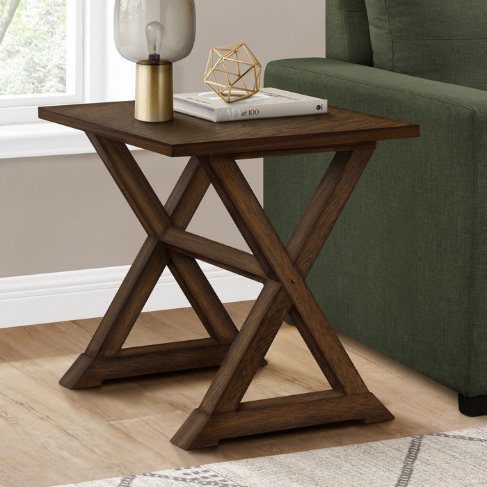 Compact Accent End Table, Square, Transitional