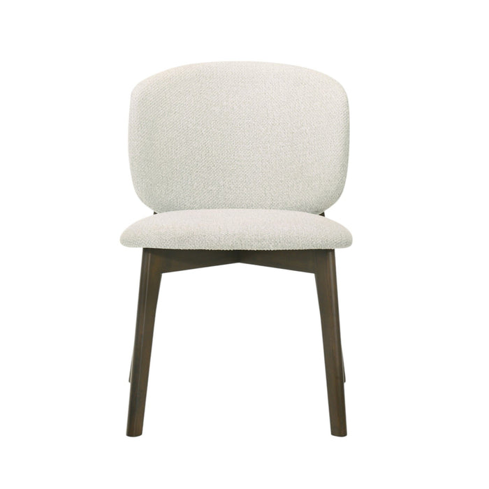 Mallin - Side Chair (Set of 2) - Gray / Walnut