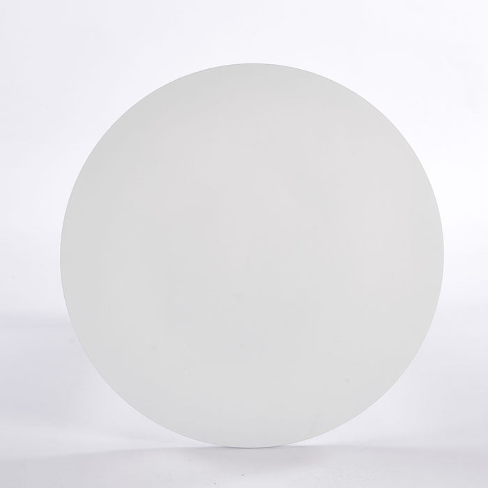 Pedestal Table, Round For Kitchen - White