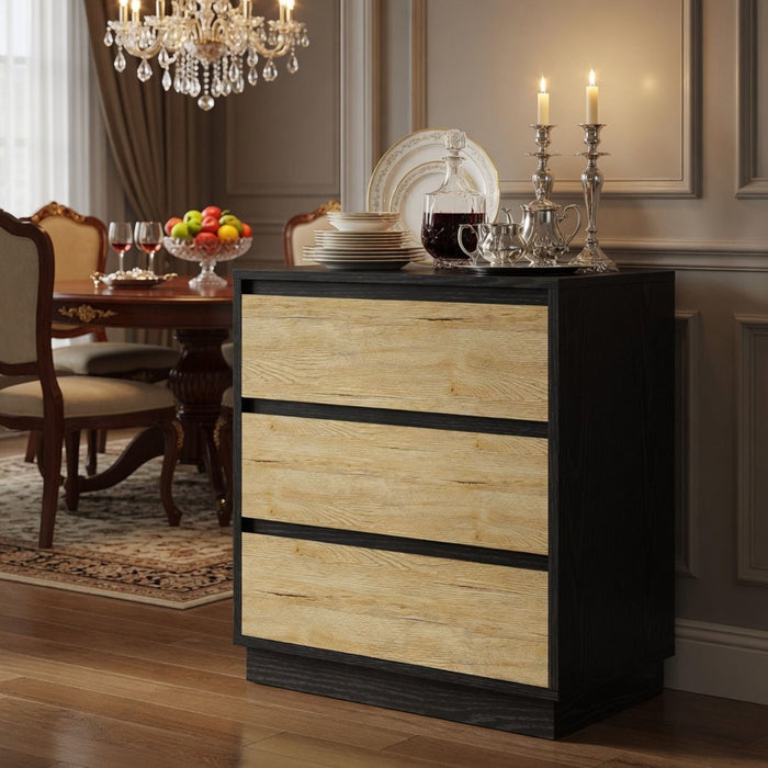 3 Drawer Nightstand, Bedroom Side Table