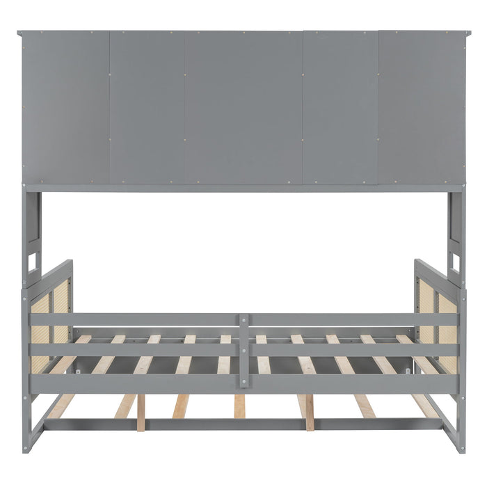 Daybed And All In One Cabinet And Shelf