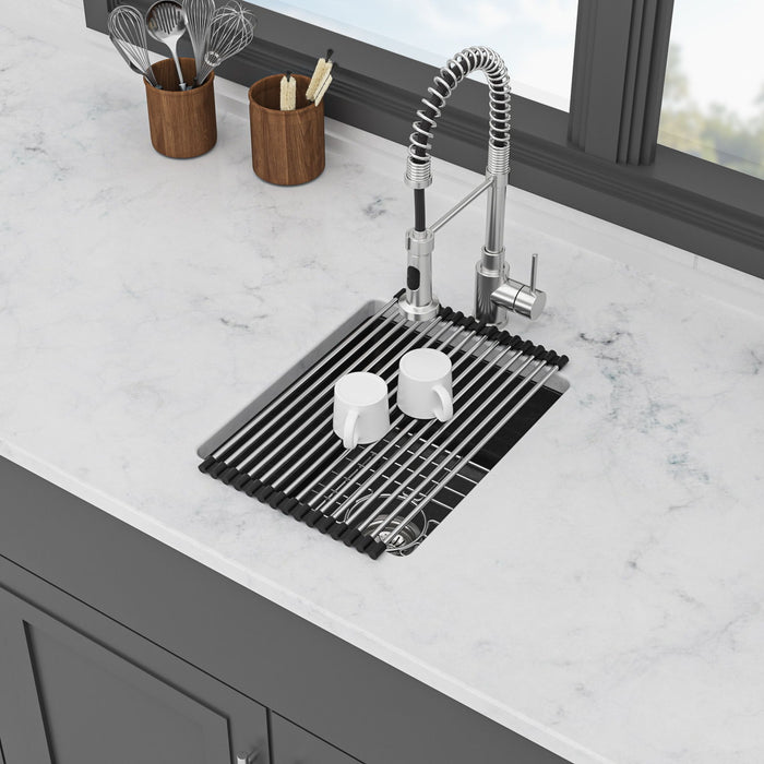Quartz Composite Undermount Single Bowl Kitchen Sink