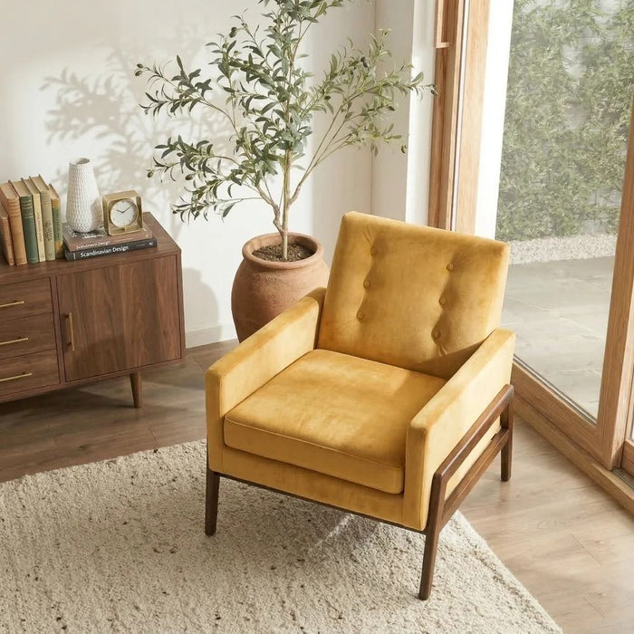 Cole - Solid Wood Lounge Chair