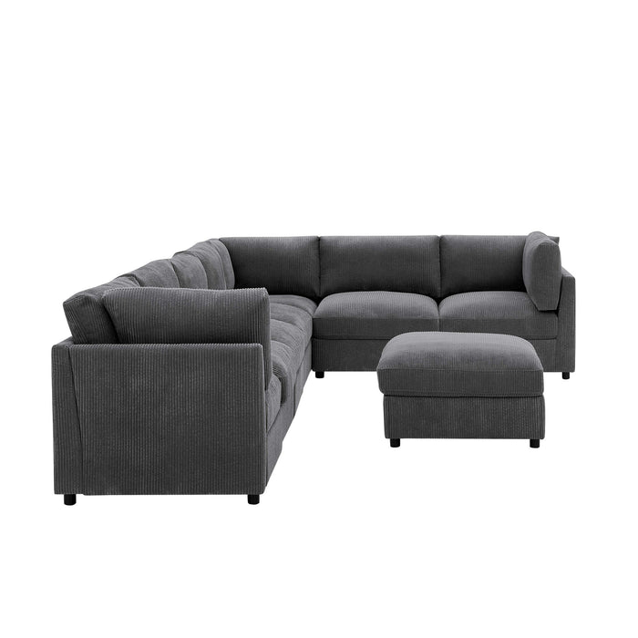 Modern Reversible Modular Sectional
