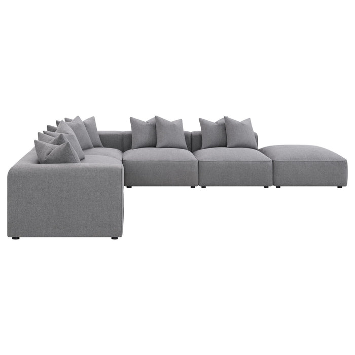 Amherst - Modular Sectional With Cushions - Gray