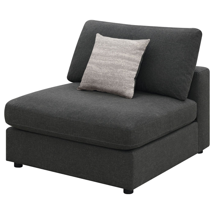 Duncan- Armless Chair With Removable Cushions