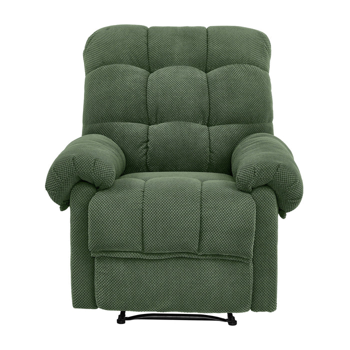 Manual Recliner, Padded Footrest