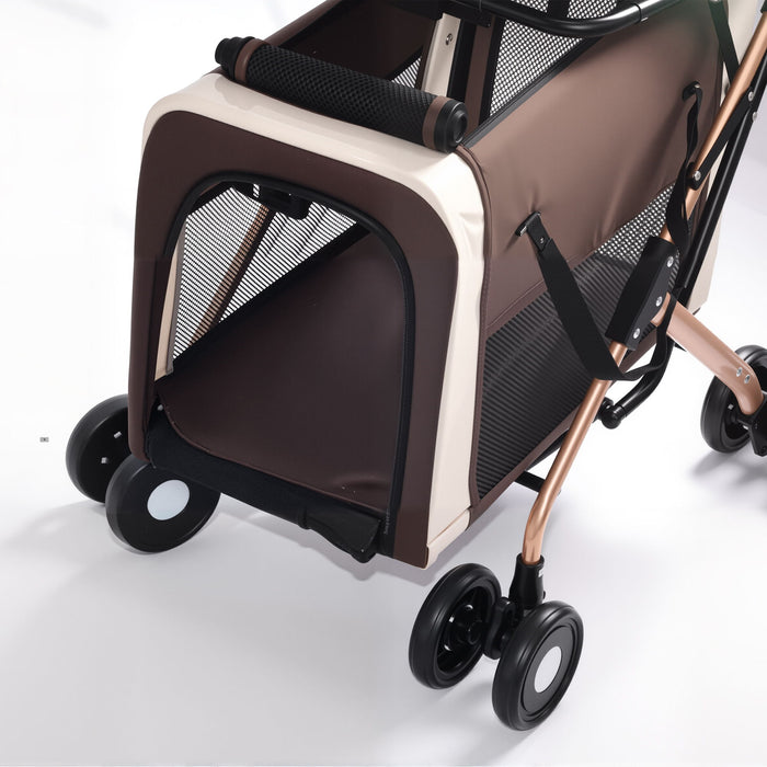 Double Pet Stroller For Dogs And Cats