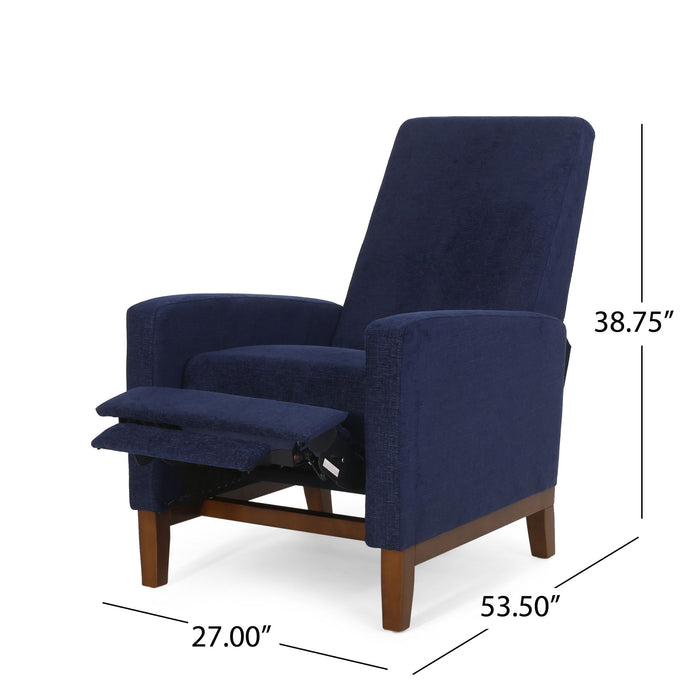 Contemporary Wide Manual Club Recliner