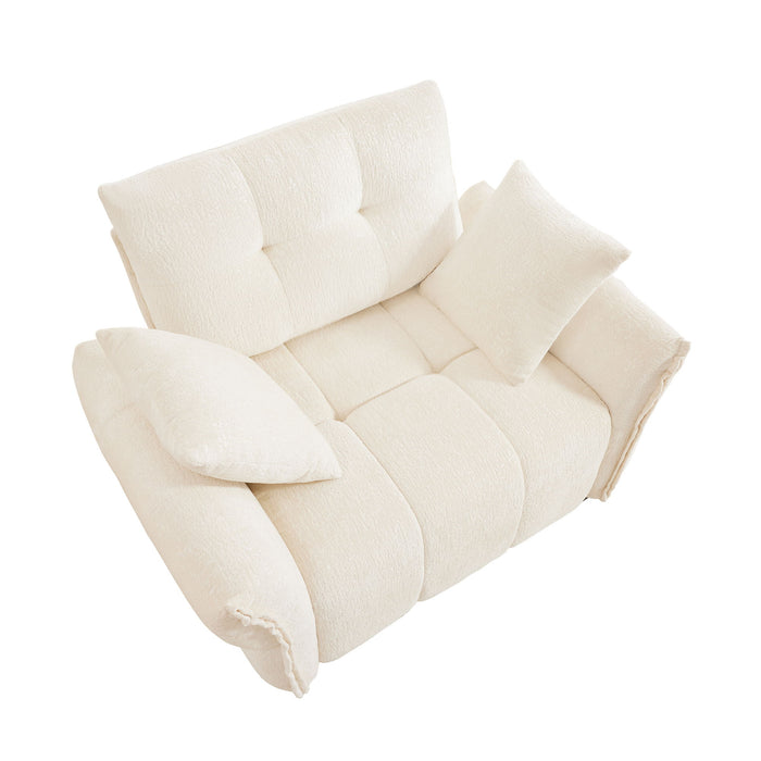 Modern Ergonomic Single Seater Sofa With High Resilience Cushions
