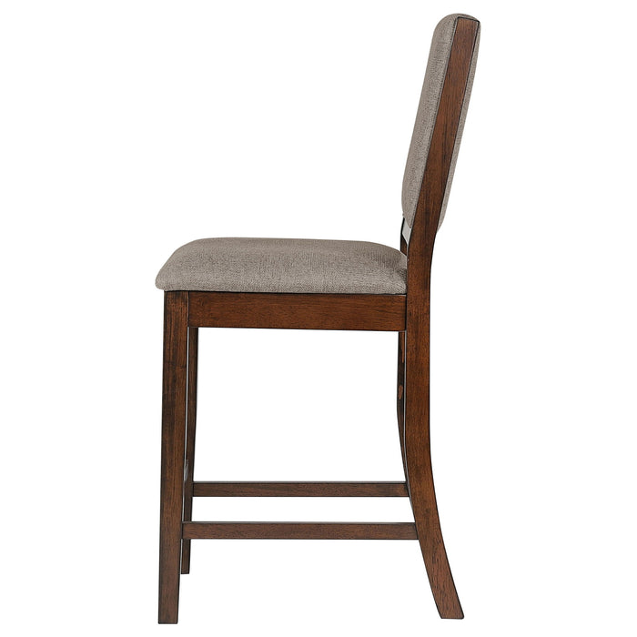 Allen - Upholstered Counter Chair (Set of 2) - Oak