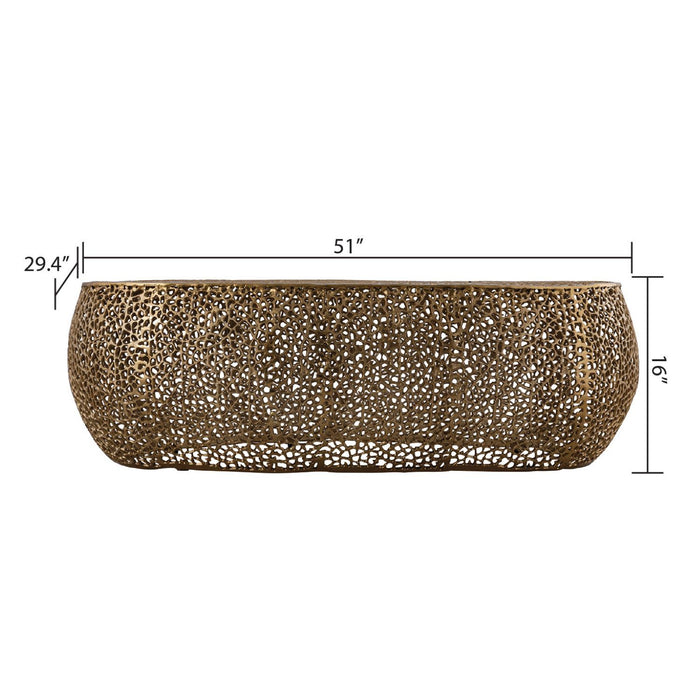 T3601 - Modern Oval Coffee Table
