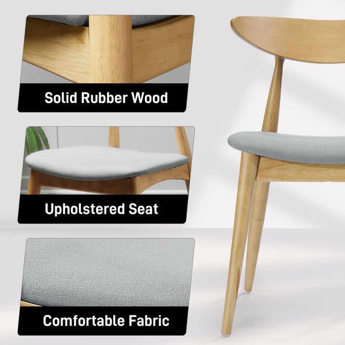 Ergonomic Back Dining Chairs (Set of 2)