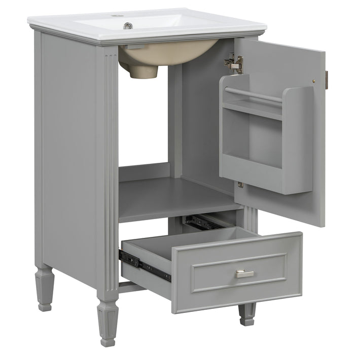 Retro Bathroom Vanity With Sink