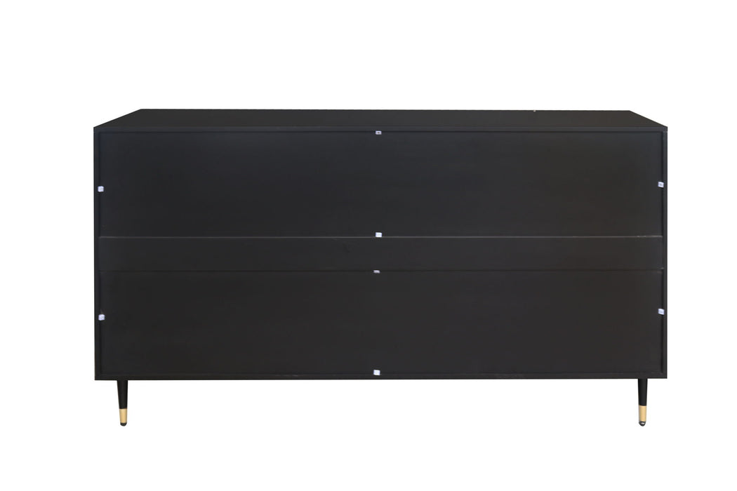 Accent Cabinet Lacquered Wooden Cabinet With 4 Glass Doors Sideboard Buffet Server Cabinet Storage Cabinet, For Living Room, Entryway, Hallway, Office, Kitchen And Dining Room