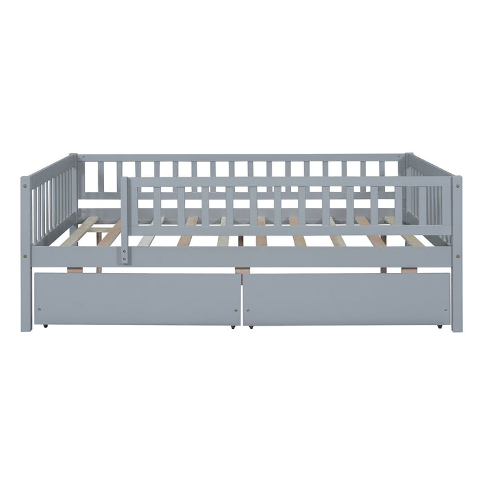Multifunctional Wooden Daybed Bed