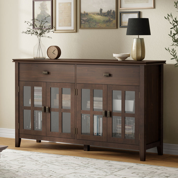 Artisan - Large 4 Door Sideboard Buffet - Brown