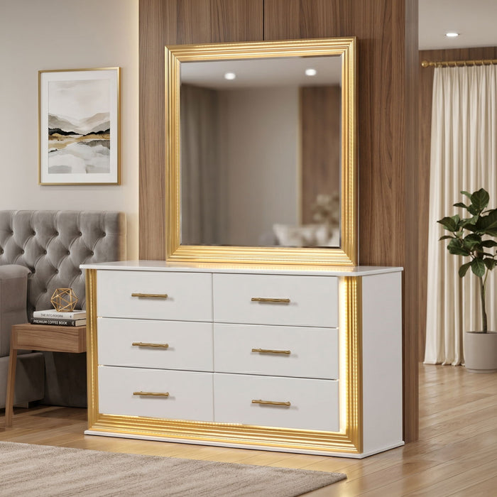 Obsession - Bedroom Set With LED
