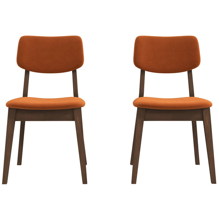 Carlos - Solid Back Side Chair (Set of 2)
