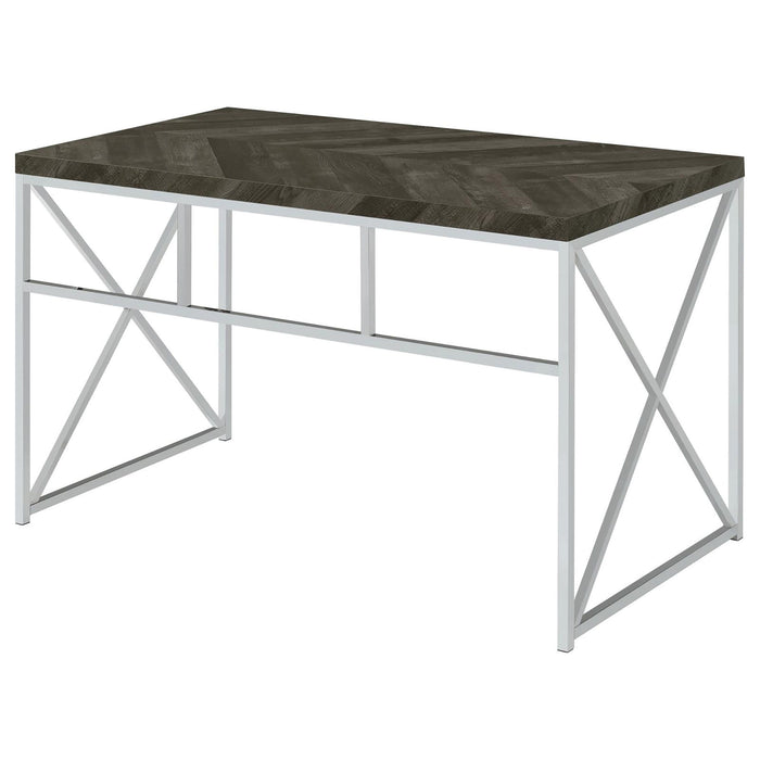 Herringbone - Writing Desk - Gray