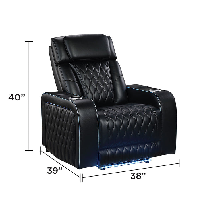Electra - Power Reclining Set With Power Headrests, Massage And LED Lighting