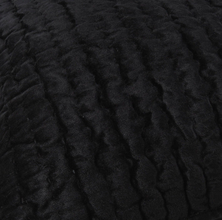 Bari - Velvet Sham - Onyx