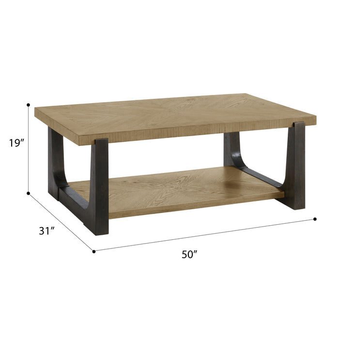 Sutton Place - Cocktail Table - Caramel / Cocoa