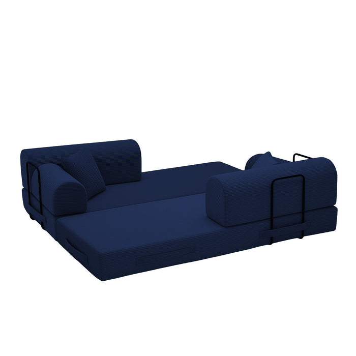 Convertible Sleeper Sofa Bed, Floor Lounge Couch For Living Room