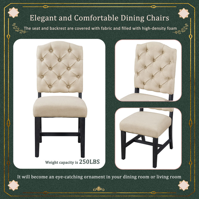 Retro Style Dining Chair Set