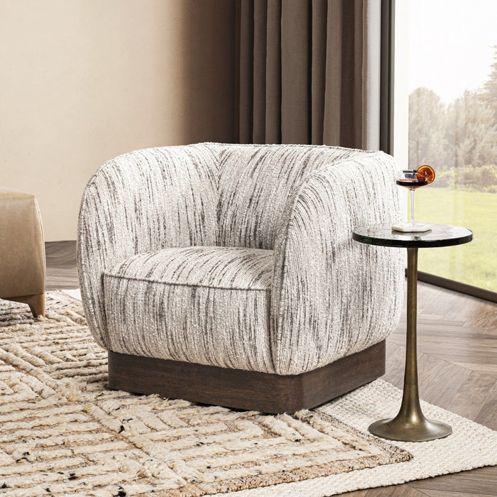 Rinner - Swivel Accent Chair - Cocoa Cream