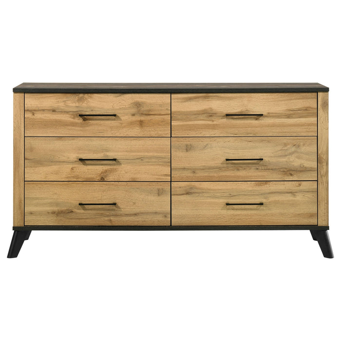 Fraser - 6 Drawer Dresser Cabinet - Natural