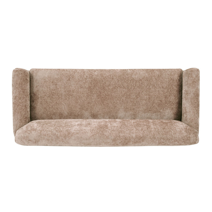 Loveseat Sofa, 2 Seater Couch With Rolled Arms